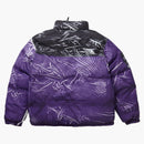 Supreme The North Face Printed Nuptse Trompe L'oeil Jacket Purple