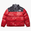 Supreme The North Face Printed Nuptse Trompe L'oeil Jacket Red