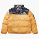 Supreme The North Face Printed Nuptse Trompe L'oeil Jacket Yellow