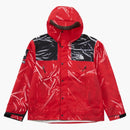 Supreme The North Face Printed Taped Seam Shell Trompe L'oeil Jacket Red