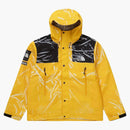 Supreme The North Face Printed Taped Seam Shell Trompe L'oeil Jacket Yellow
