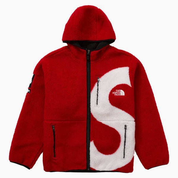 Supreme The North Face S Logo Fleece Jacket Red