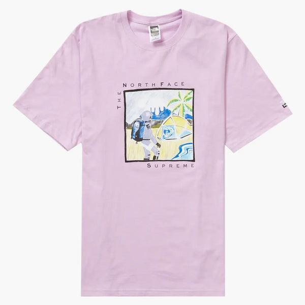 Supreme The North Face Sketch S/s Top Light Purple