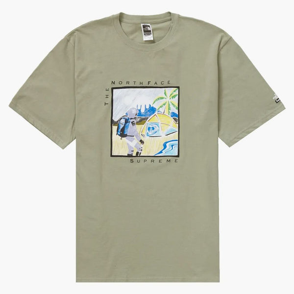 Supreme The North Face Sketch S/s Top Sage