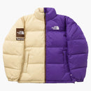 Supreme The North Face Split Nuptse Jacket White