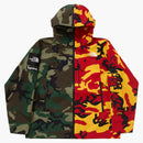 Supreme The North Face Split Taped Seam Shell Jacket Woodland Camo