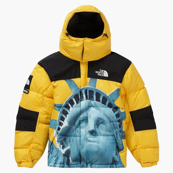 Supreme The North Face Statue Of Liberty Baltoro Jacket Yellow