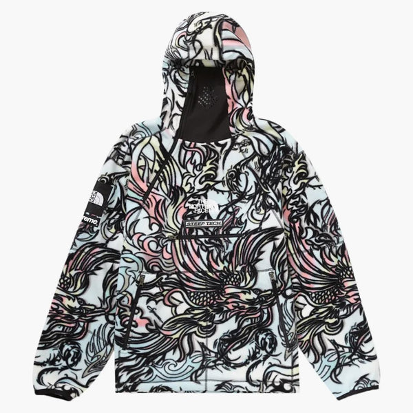 Supreme The North Face Steep Tech Fleece Pullover Multicolor Dragon