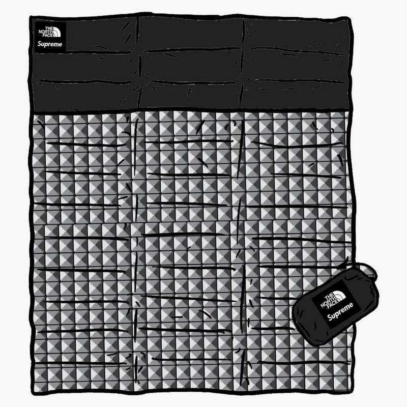 Supreme The North Face Studded Nuptse Blanket Black