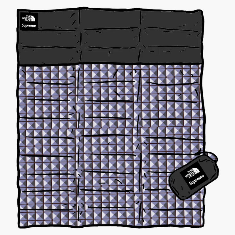 Supreme The North Face Studded Nuptse Blanket Royal