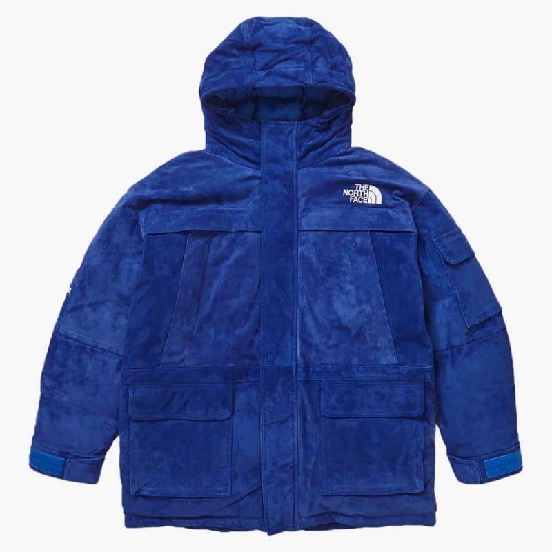 Supreme The North Face Suede 600-fill Down Parka Blue