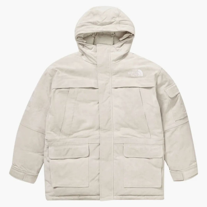 Supreme The North Face Suede 600-fill Down Parka Stone
