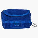 Supreme The North Face Suede Base Camp Duffle Keychain Blue