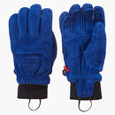 Supreme The North Face Suede Gloves Blue