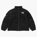 Supreme The North Face Suede Nuptse Jacket Black
