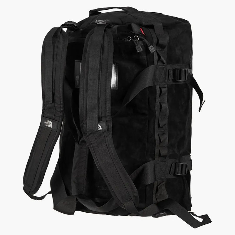 Supremo The North Face Suede Small Base Camp Duffle Bag Black