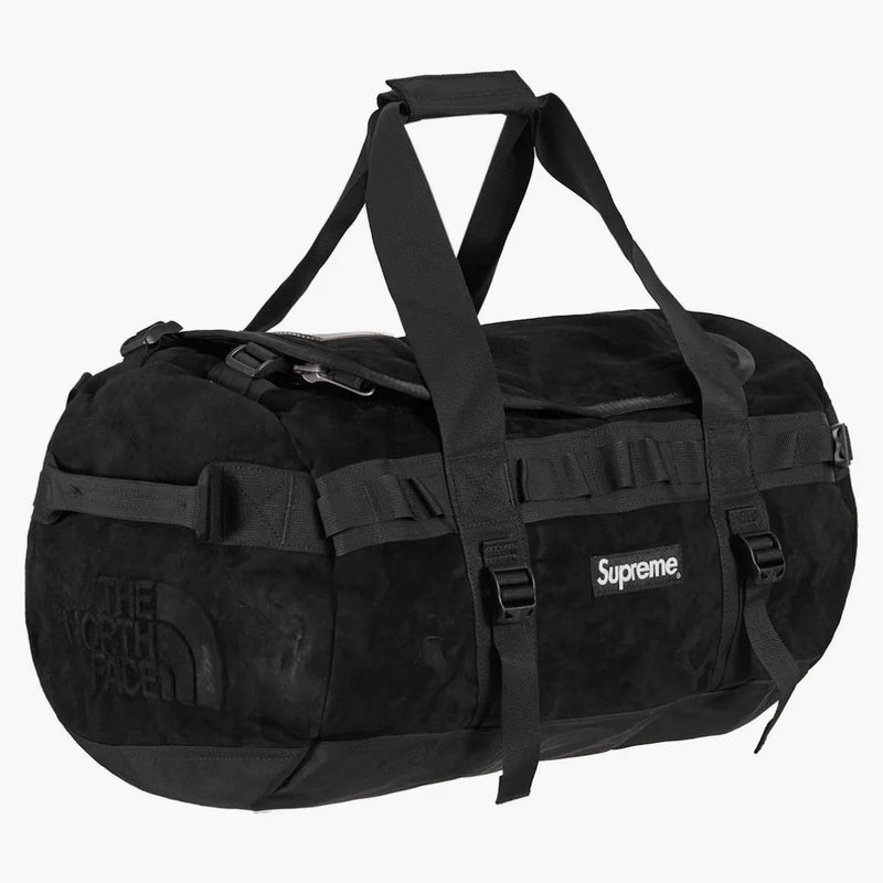 Supremo The North Face Suede Small Base Camp Duffle Bag Black