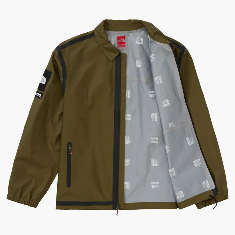 Supreme The North Face Summit Series Outer Tape Seam Coaches Jacket Olive