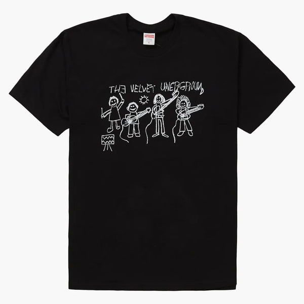 Supreme The Velvet Underground Drawing Tee Black