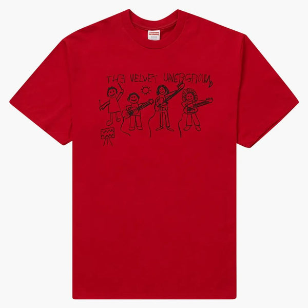 Supreme the Velvet Underground Drawing Tea Red