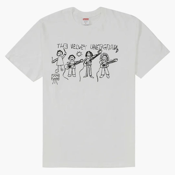 Supreme The Velvet Underground Drawing Tee White