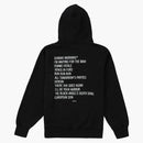 Supreme The Velvet Underground Hooded Sweatshirt Black