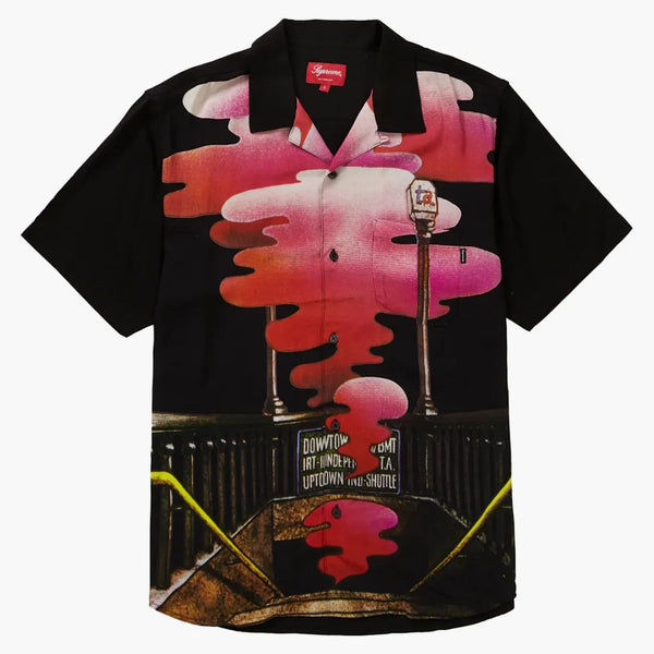 Nejvyšší sametová podzemní košile S/S Black