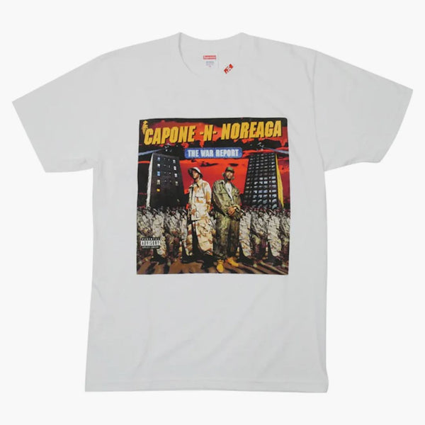 Supreme the War Report Tee White