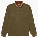 Supreme Thermal L/s Polo Olive