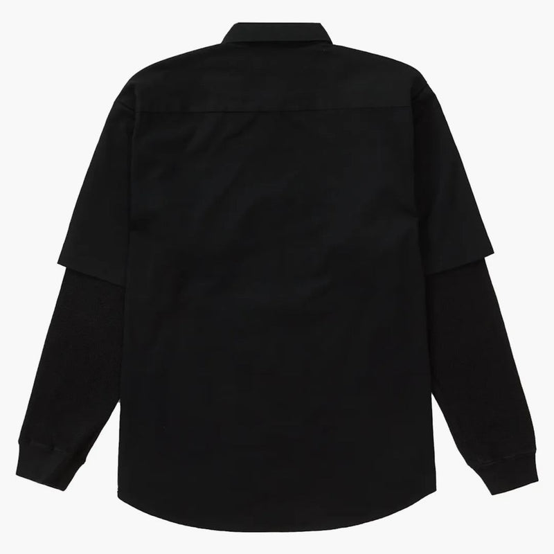 Supreme Thermal Sleeve Work Shirt Black