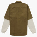 Supreme Thermal Sleeve Work Shirt Olive