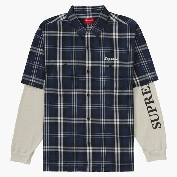 Nejvyšší tepelná pracovní košile Plaid