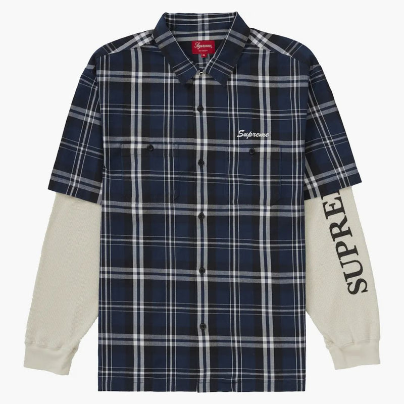 Nejvyšší tepelná pracovní košile Plaid