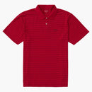 Supreme Thin Stripe Polo Fuchsia