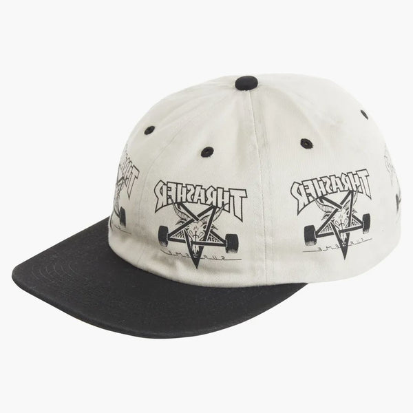 Nejvyšší thrasher 6-panel bílý