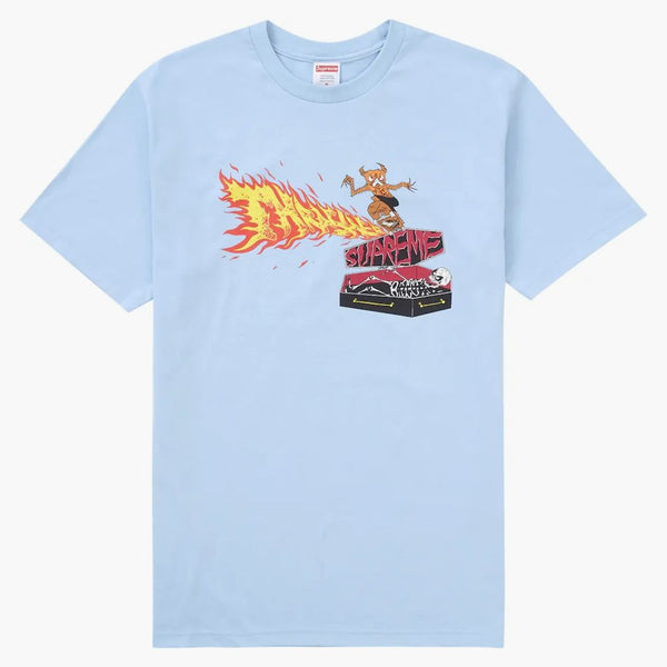 Supreme Thrasher Back Tail Té Azul Baby