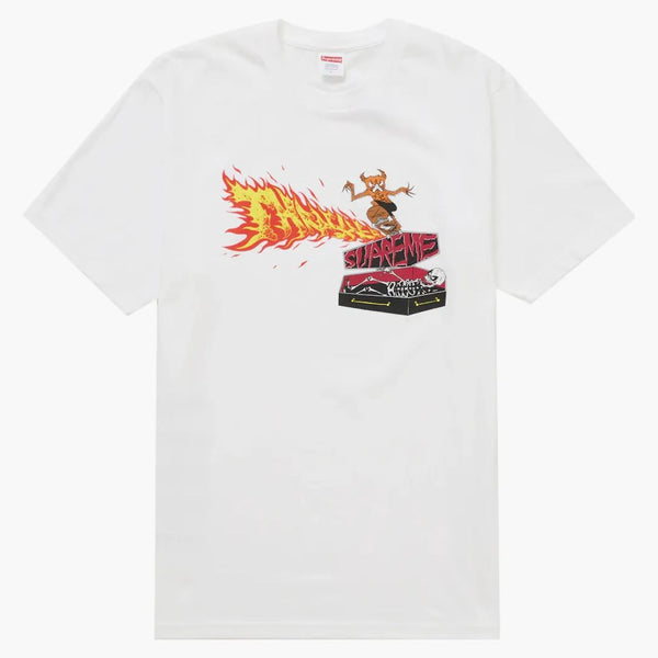 Supreme Thrasher Back Tail Tee White