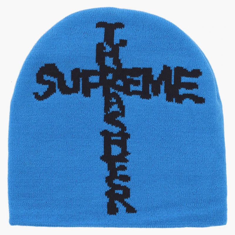 Supreme Thrasher beanie blue