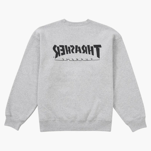 Nejvyšší thrasher Crewneck Heather Grey