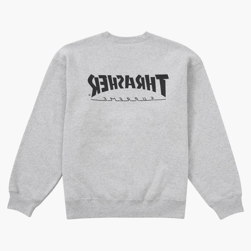 Nejvyšší thrasher Crewneck Heather Grey