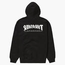 Mikina s kapucí nejvyšší thrasher černá