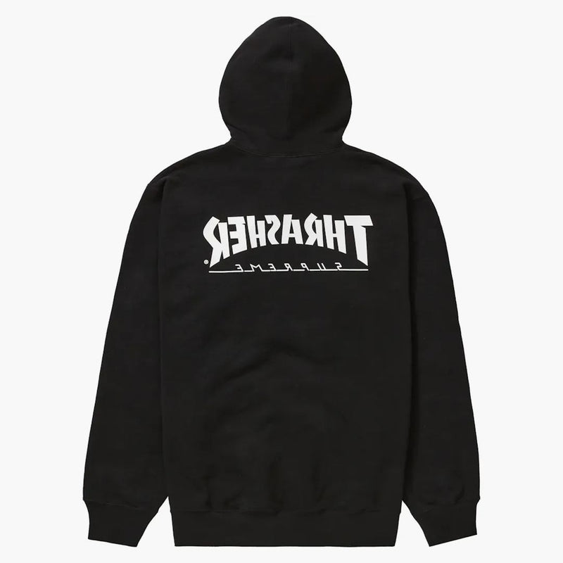 Högsta thrasher huva tröja svart