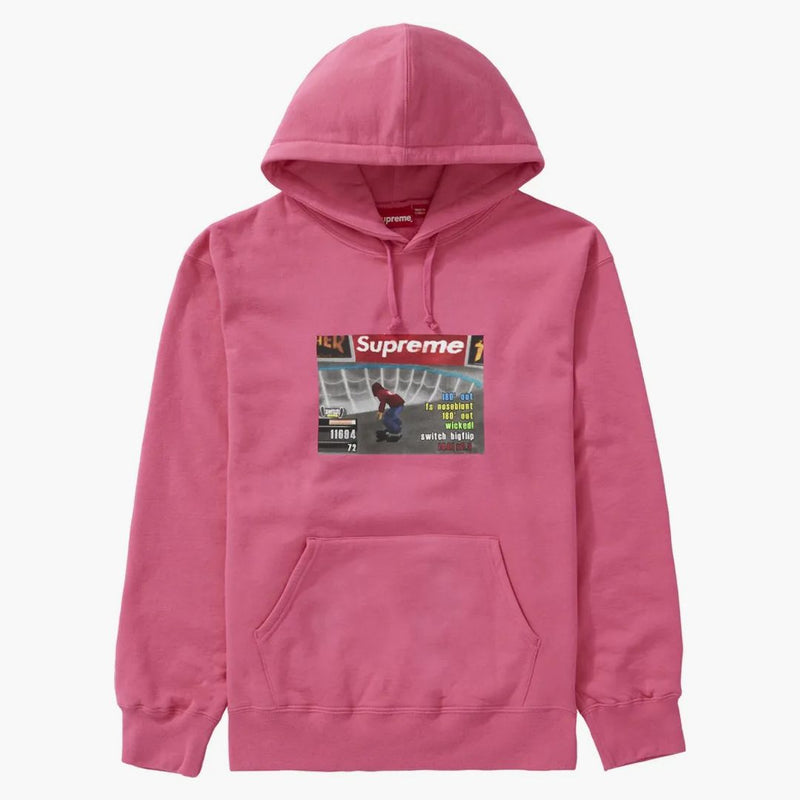 Nejvyšší thrasher mikina s kapucí purpurová
