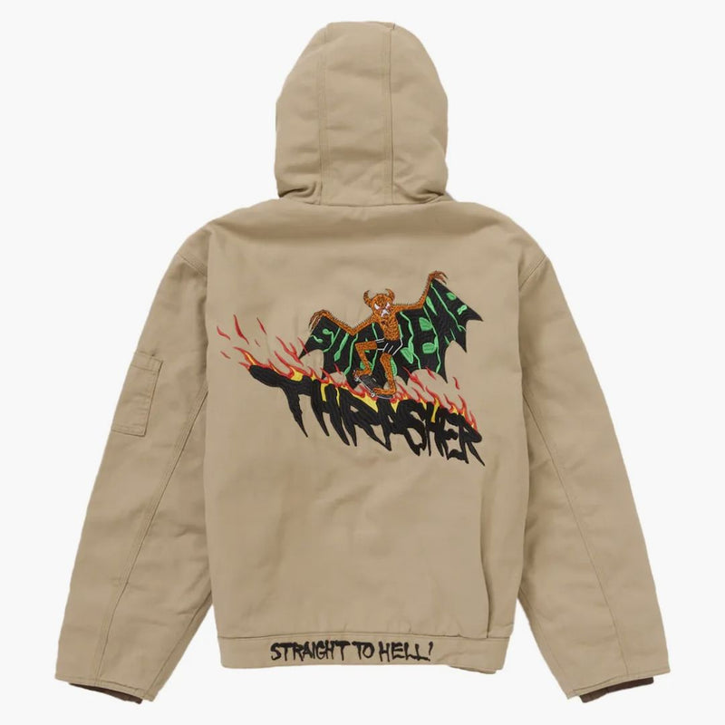Nejvyšší thrasher s kapucí na kapuci hnědá