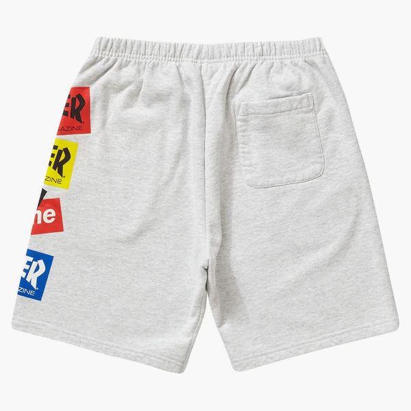 Supreme Thrasher Multi Logo Skishshort Ash Grey