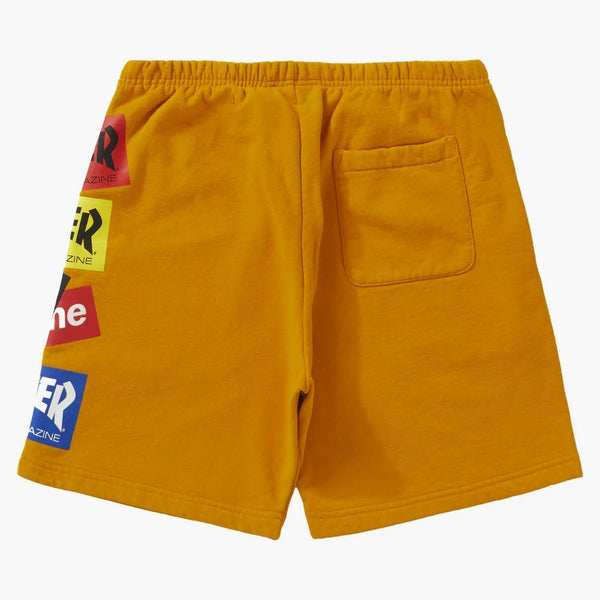 Supreme Thrasher Multi Logo Sweatshort Gold