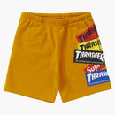 Supreme Thrasher Multi Logo Sweatshort Gold