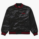 Högsta thrasher satin varsity jacka svart
