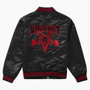 Högsta thrasher satin varsity jacka svart