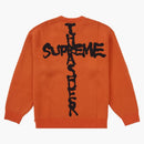 Supreme Thrasher Sweater (fw24) Orange